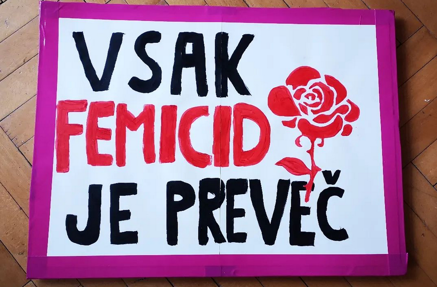 VSAK FEMICID JE PREVEČ