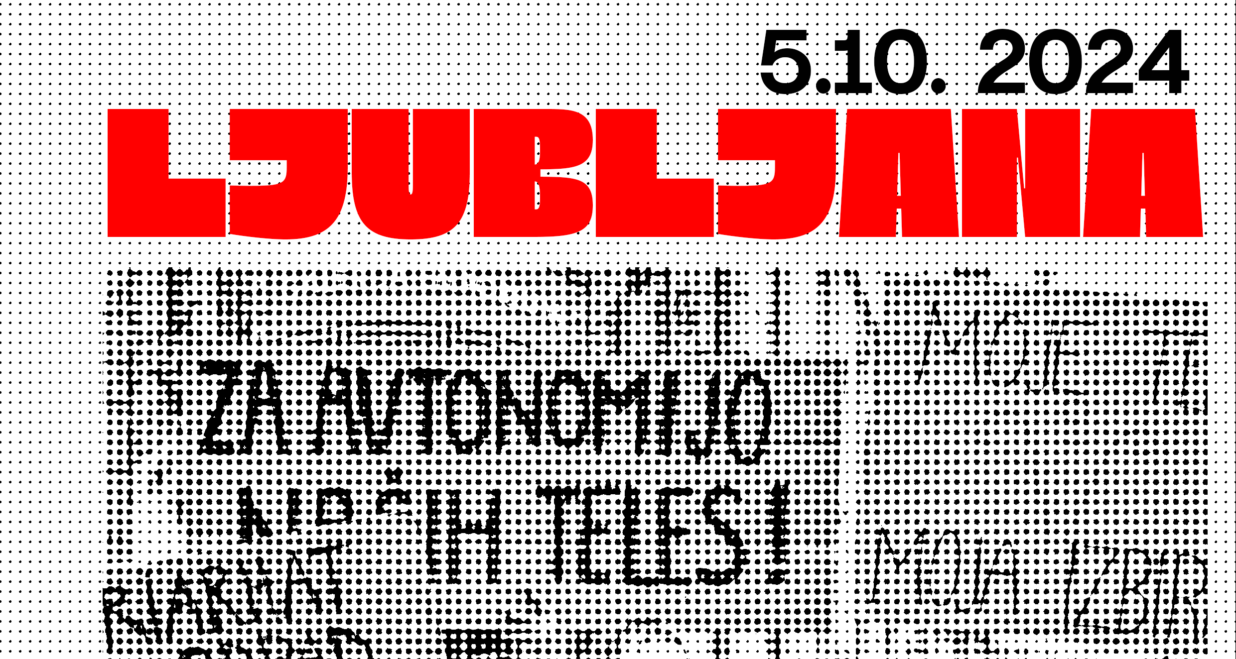 Za avtonomijo naših teles! – Ljubljana