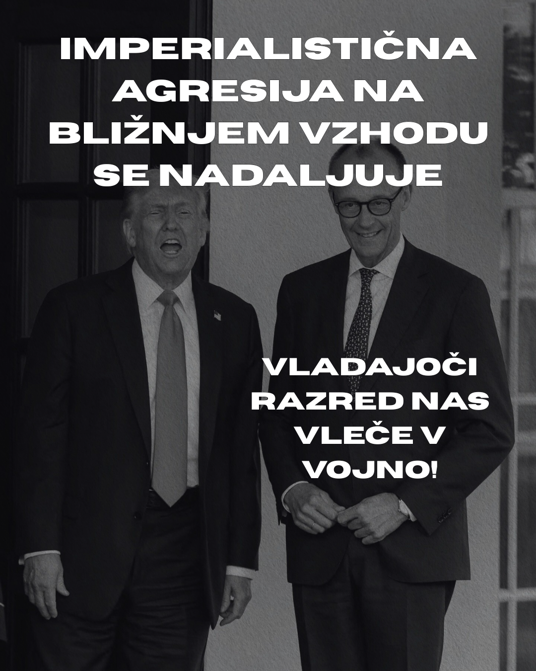 ZAHODNE ELITE NAS VLEČEJO V VOJNO! IMPERIALISTIČNA AGRESIJA NA BLIŽNJEM VZHODU SE NADALJUJE!